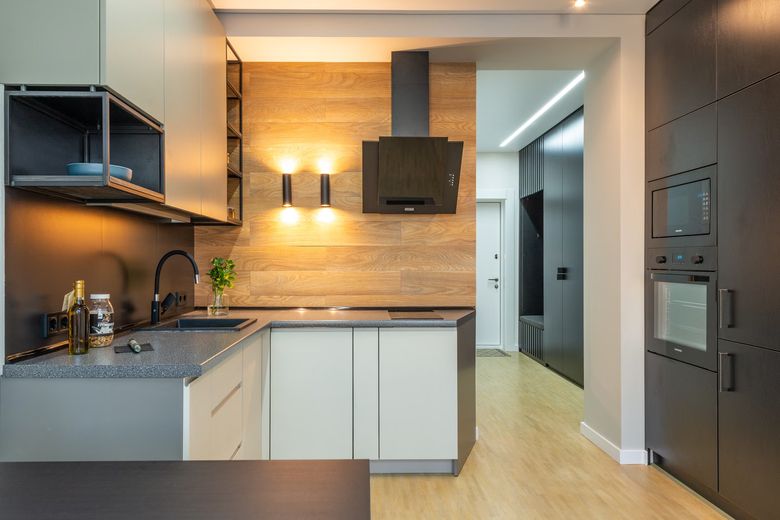 Реальная планировка: кухня-гостиная 40 м² в «Резиденции Булатово»
